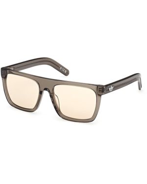 adidas Or0140 51E Sunglasses Acetate Squared Photochromic - Black