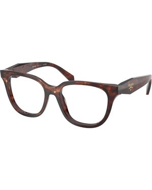 Prada Pr C11V 14P1O1 Optical Frames Acetate Butterfly Normal - Black