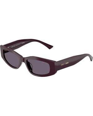 Jimmy Choo Jc5046Bu 50751A Sunglasses Acetate Geometric Normal - Black