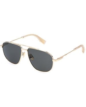 Police Splr83E Mercury Lite 1 300P Sunglasses Metal Smoke Pilot - Black