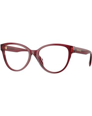 Versace Ve3399U 388 Optical Frames Acetate Transparent Cat Eye Normal - Black