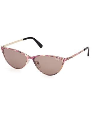 PUCCI Ep0256 99J Sunglasses Metal Cat Eye Normal - Black