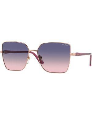 Vogue Eyewear Vo4199S 5075I6 Sunglasses Metal Butterfly Normal Shaded - Black