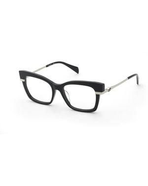 Blumarine Vbm898 700 Optical Frames Acetate Squared - Black