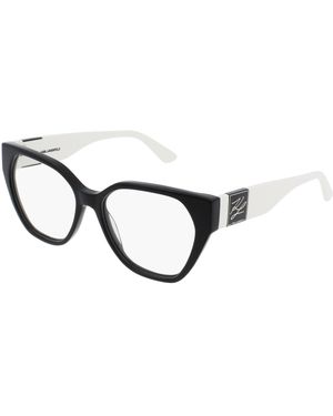 KARL LAGERFELD Kl6053 004 Optical Frames Acetate Squared Normal Normal - Black