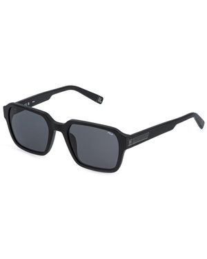 Fila Sfia12 0703 Sunglasses Acetate Smoke Geometric Normal - Black