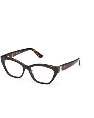 Guess Gm50062 52 Optical Frames Acetate Cat Eye Normal - Black
