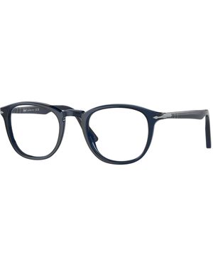 Persol Po3143V 1141 Optical Frames Acetate Transparent Round Normal - Black