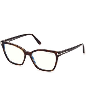 Tom Ford Ft5812-B 052 Optical Frames Acetate Butterfly Normal - Black