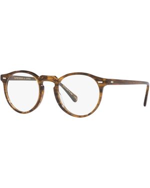 Oliver Peoples Ov5186 Gregory Peck 1689 Optical Frames Acetate Transparent Pantos Normal - Black