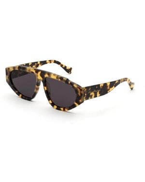Agent Provocateur K0U Tyrah Tortoise Outlet Sunglasses Acetate Pilot Normal - Black