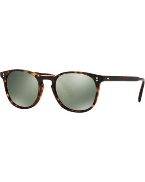 Oliver Peoples Ov5298Su Finley Esq. Sun (U) 1454O9 Sunglasses Acetate G15 Round Polarized - Black