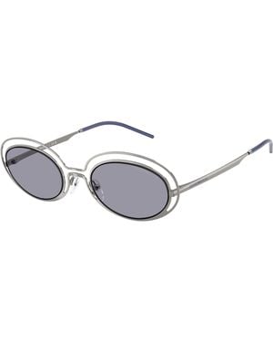 Emporio Armani Ea2160 301080 Sunglasses Metal Round Normal - Black