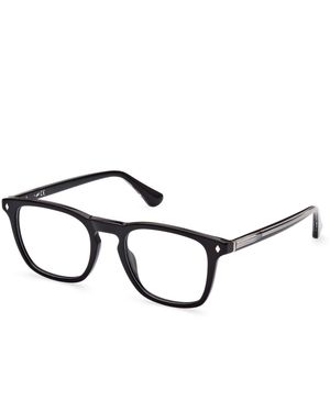 Web We5386 005 Optical Frames Acetate Squared Normal - Black