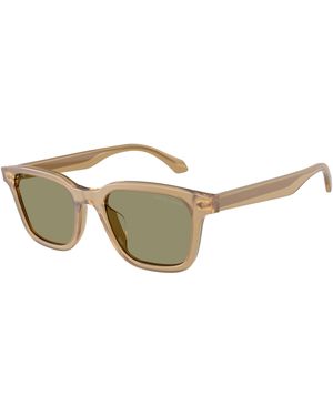 Giorgio Armani Ar8265U 64732A Sunglasses Acetate Squared Normal - Black