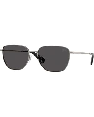 Burberry Be3171 100387 Sunglasses Metal Squared Normal - Black