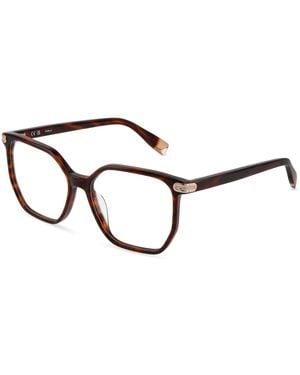 Furla Vfua98 C10Y Optical Frames Acetate Geometric - Black