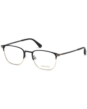 Tom Ford Ft5453 002 Optical Frames Metal Squared Normal - Black