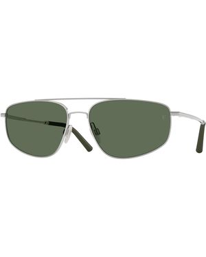 Oliver Peoples Ov1361S R-14 50369A Sunglasses Metal G15 Pilot Polarized - Green