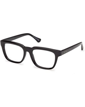 Web We5469 056 Optical Frames Acetate Squared Normal - Black