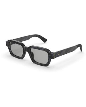 Retrosuperfuture Hqj Caro Marble Sunglasses Acetate Squared Normal - Black