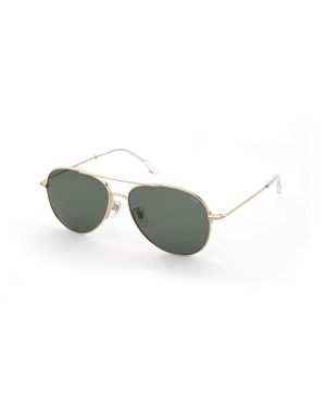 Lozza Sl2444 Gubbio 7 300K Sunglasses Metal Pilot Normal - Black