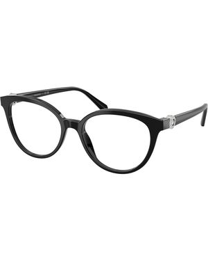 Swarovski Sk2078 1038 Optical Frames Acetate Transparent Pantos Normal - Black