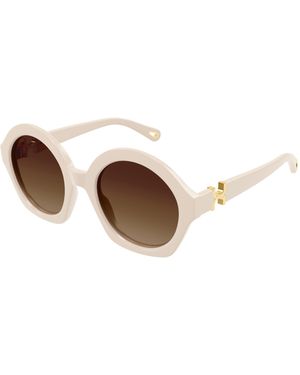 Chloé Ch0302S 003 Sunglasses Acetate Round - Black
