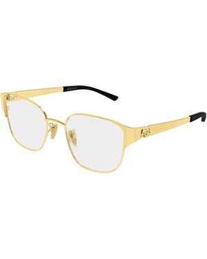Gucci Gg2199Ol 001 Optical Frames Metal Transparent Geometric - Black