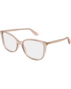 Gucci Gg0026O 032 Optical Frames Acetate Transparent Cat Eye - Black