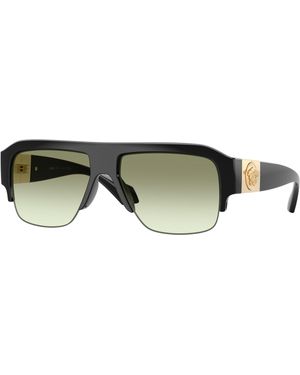 Versace Ve4525U Gb1/8E Sunglasses Injected Pilot Normal Nuanced - Black