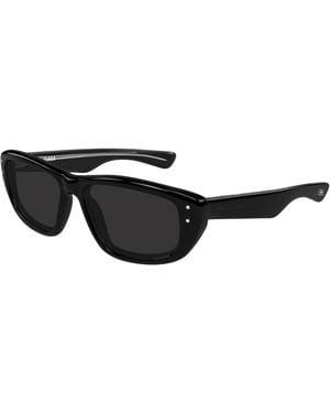 Balenciaga Bb0520S 001 Sunglasses Acetate Geometric - Black