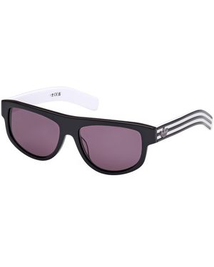 adidas Or0126 01A Sunglasses Acetate Smoke Cat Eye Normal - Black