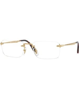 Persol Po1030V Luc 515 Optical Frames Metal Transparent Squared Normal - Black