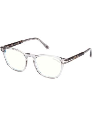 Tom Ford Ft5890-B 020 Optical Frames Acetate Round Normal - Black