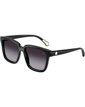 Moncler Me6026 Clasico 30018G Sunglasses Acetate Pillow Normal Nuanced - Black