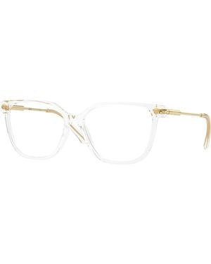 Versace Ve3388U 148 Optical Frames Injected Squared Normal - Black