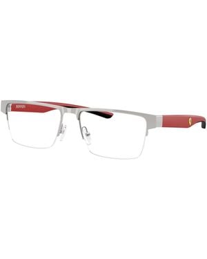 FERRARI SCUDERIA Fz7007 107 Optical Frames Metal Squared Normal - Black