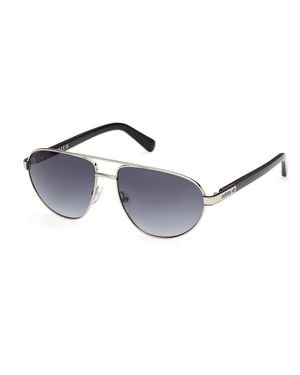 adidas Originals Or0148 16B Sunglasses Metal Smoke Pilot Normal - Black