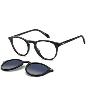 Polaroid Pld D638/C 807/Z7 Optical Frames Acetate Pantos Polarized Nuanced - Black