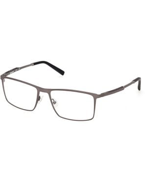 Timberland Tb50007 007 Optical Frames Metal Squared Normal - Black