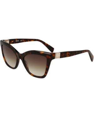 Liu Jo Lj804S 240 Sunglasses Acetate Squared Normal - Black