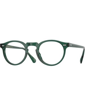 Oliver Peoples Ov5186 Gregory Peck 1763 Optical Frames Acetate Transparent Pantos Normal - Black