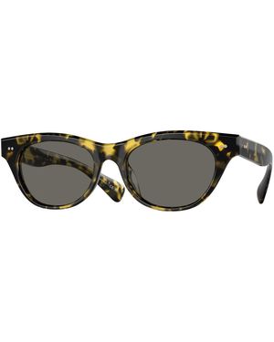 Oliver Peoples Ov5541Su Avelin 1571R5 Sunglasses Acetate Butterfly Normal - Black