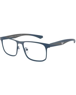 Emporio Armani Ea1163 3389 Optical Frames Metal Squared Normal - Black