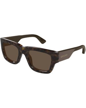 Gucci Gg1668S 005 Sunglasses Acetate Squared - Black