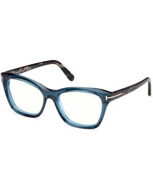 Tom Ford Ft5909-B 092 Optical Frames Acetate Cat Eye Normal - Black