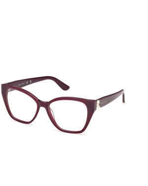 Guess Gm50063 71 Optical Frames Acetate Cat Eye Normal - Black