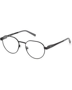 Timberland Tb50028 001 Optical Frames Metal Round Normal - Black