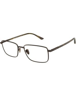 Giorgio Armani Ar5133 3260 Optical Frames Steel Transparent Squared Normal - Black